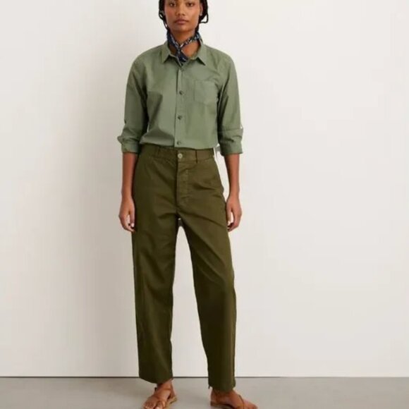 Alex Mill Boyish Chino Pant Military Olive - Picture 1 of 11